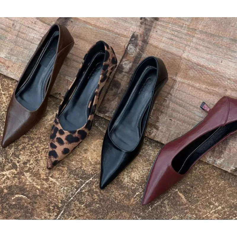 Women'S Shoes Quality - 2026 여성용 섹시한 하이힐, 버건디 색상의