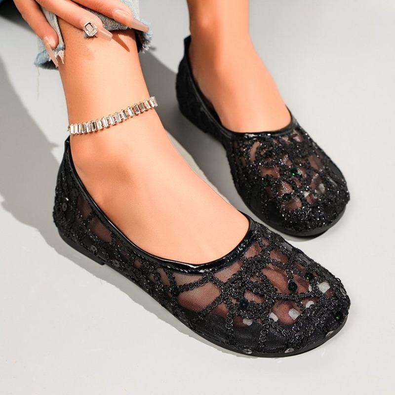 Women'S Shoes Clogs - 새로운 메쉬 소재의 편안한 라운드 토