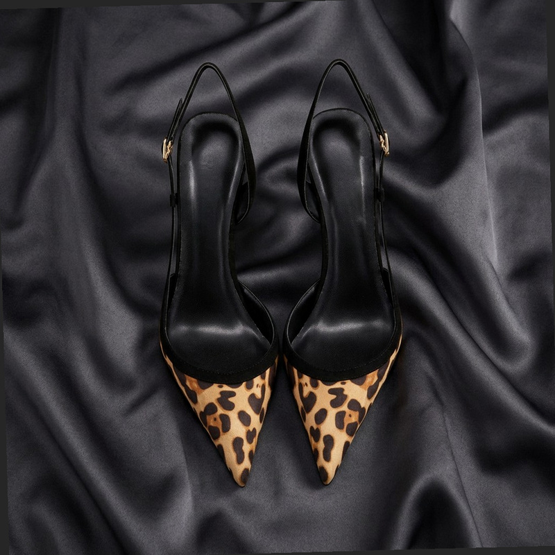Women'S Shoes Quality - 유에진롱 # YJ26-802, 블랙 스웨이드 레오파드