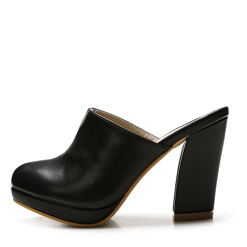 Women'S Shoes Quality - 여성용 편안한 하이힐 슬리퍼, 두꺼운 굽이