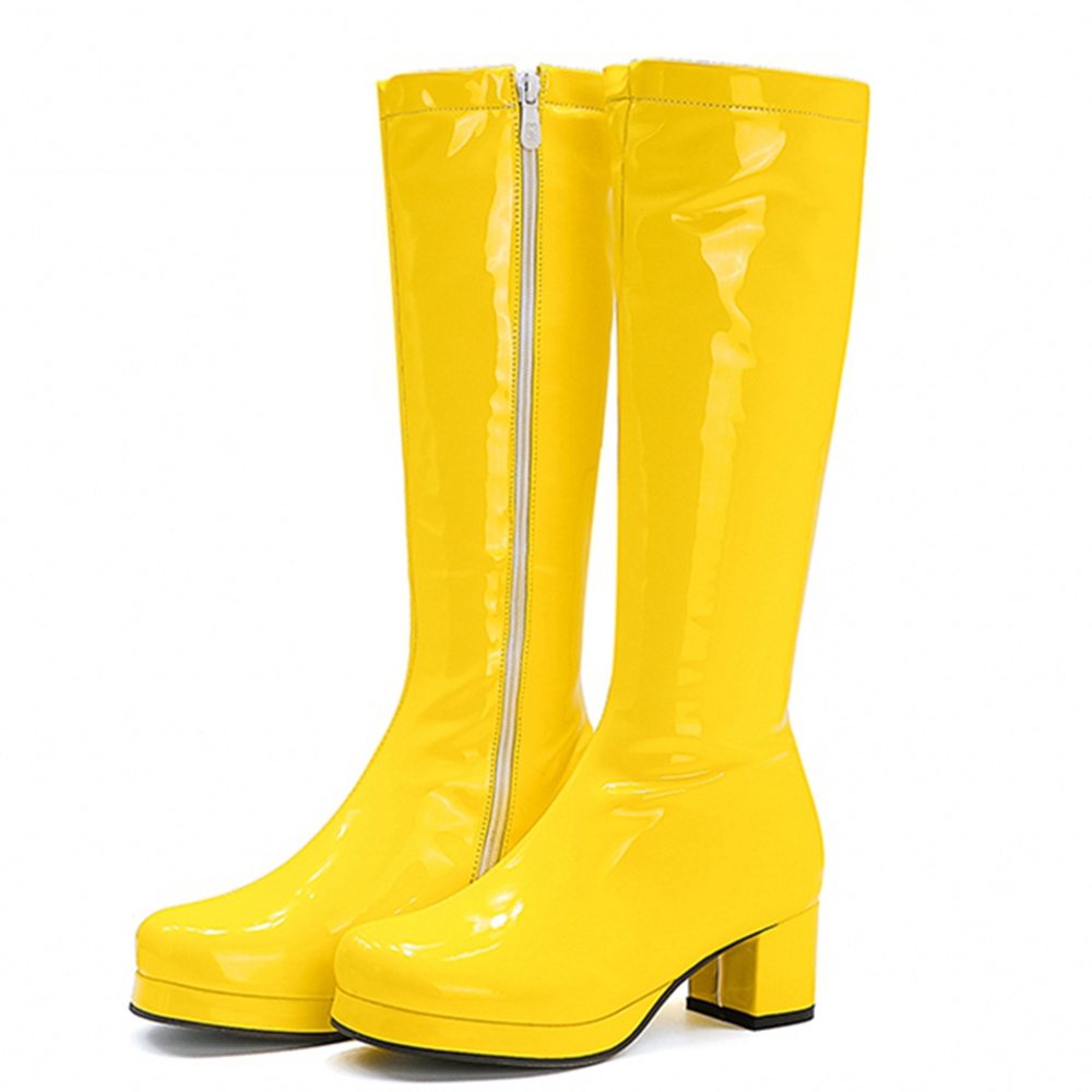 Knee High Boots Women - REAVE CAT 가을 스위트 니하이 부츠