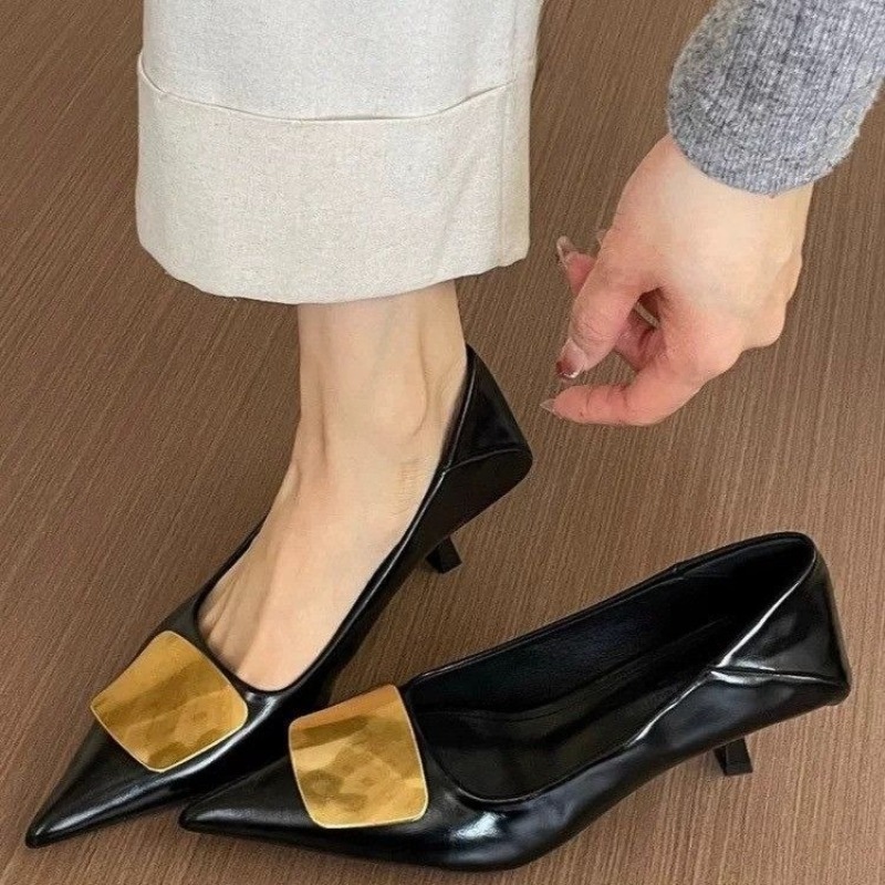 2025 프렌치 포인티드 토 힐 - 우아한 스틸레토 펌 - Court Heel Pointed 리뷰 및 가격