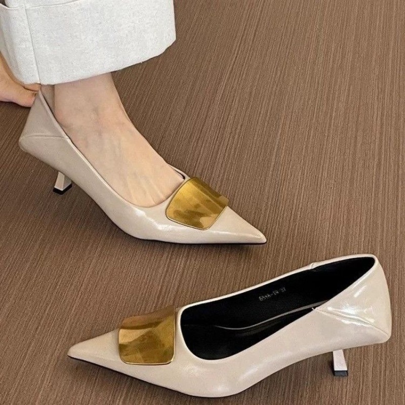 2025 프렌치 포인티드 토 힐 - 우아한 스틸레토 펌 - Court Heel Pointed 리뷰 및 가격