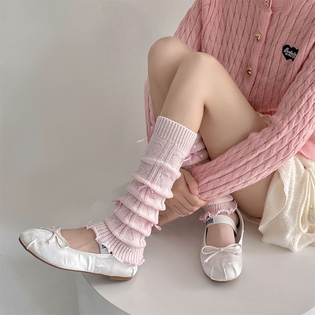 여성용 레그 워머, 러플 장식 일본 발레 레그 워머,  - Sock Boot Women 리뷰 및 가격