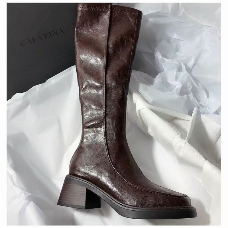여성용 라운드 토 두꺼운 밑창 롱 부츠, 2026년 신 - Knee High Boots Women 리뷰 및 가격