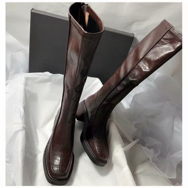 여성용 라운드 토 두꺼운 밑창 롱 부츠, 2026년 신 - Knee High Boots Women 리뷰 및 가격