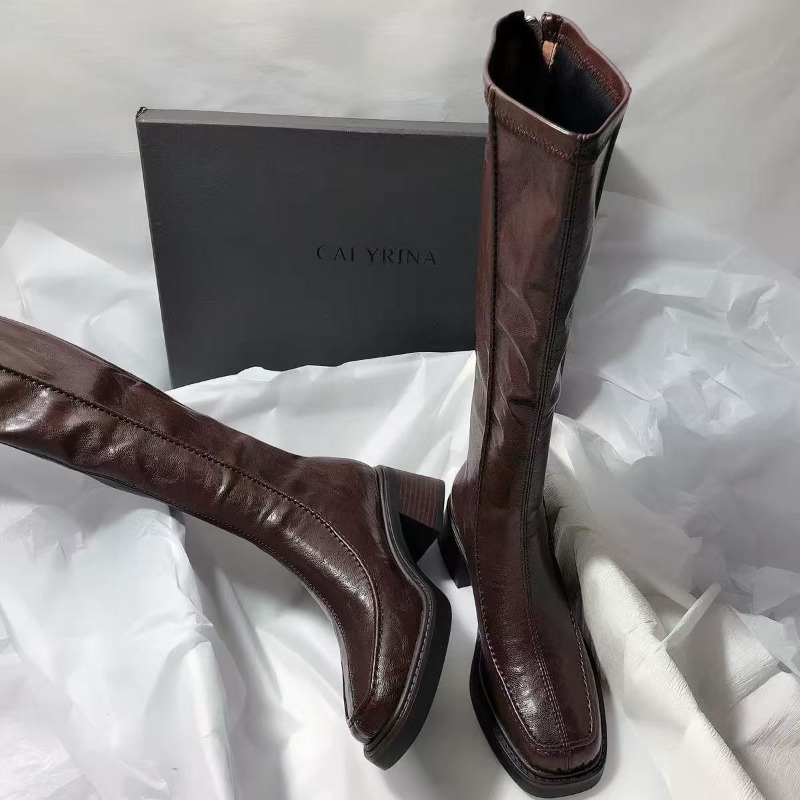 여성용 라운드 토 두꺼운 밑창 롱 부츠, 2026년 신 - Knee High Boots Women 리뷰 및 가격