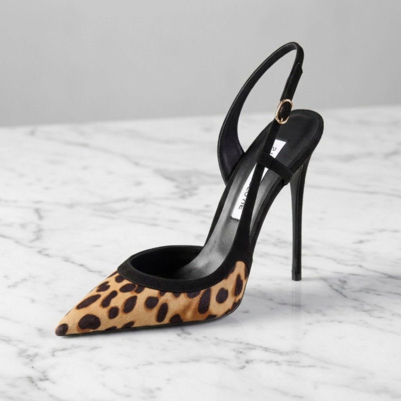 유에진롱 # YJ26-802, 블랙 스웨이드 레오파드  - Women'S Shoes Quality 리뷰 및 가격