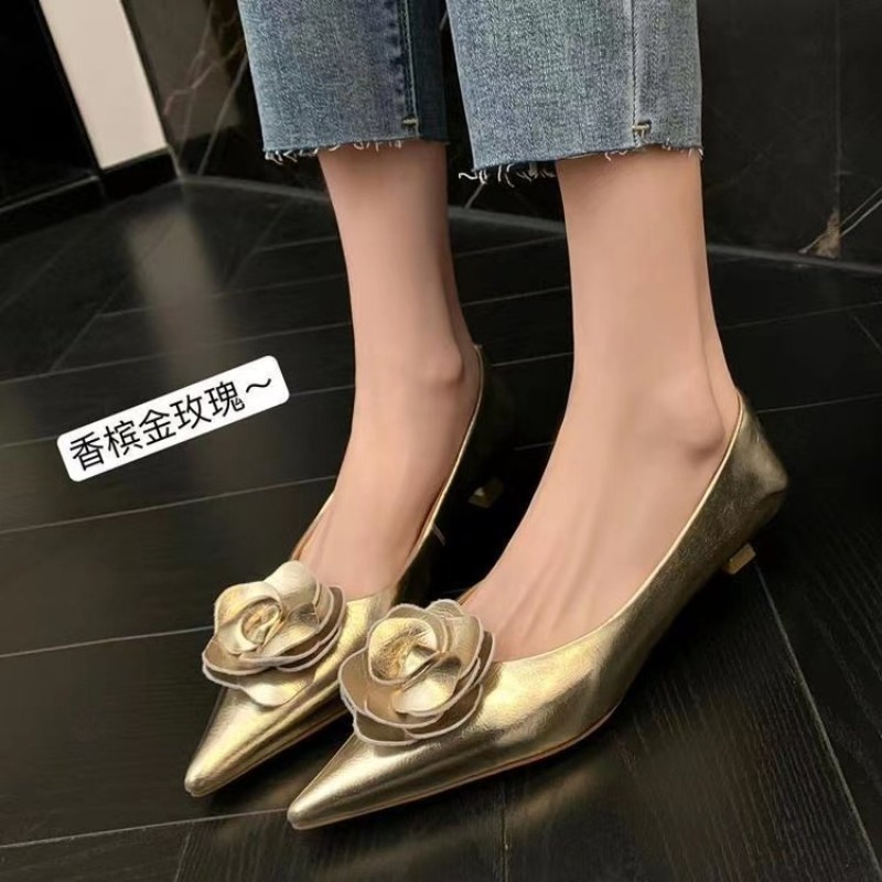 여성용 고급스러운 고품질 에나멜 가죽 꽃무늬 하이힐,  - Mule Slip On 리뷰 및 가격